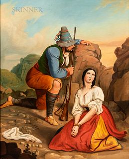 Charles Ferdinand (Carl) Wimar (American, 1828-1862), The Captive Maid