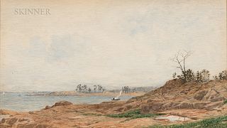Alexander Helwig Wyant (American, 1836-1892), Coastal View