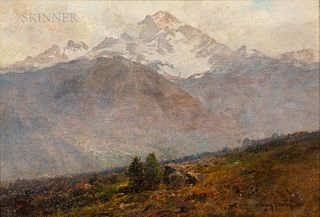 Harvey Otis Young (American, 1840-1901), Colorado Mountain Scene