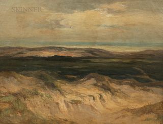 William Henry Howe (American, 1846-1929), View over Dunes to the Sea