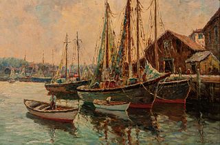 C. Hjalmar "Cappy" Amundsen (American, 1911-2001), Harbor View
