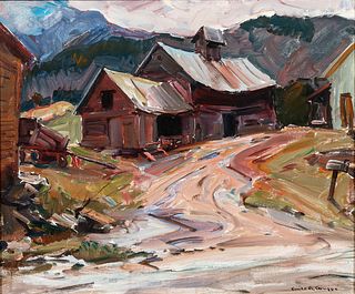 Emile Albert Gruppé (American, 1896-1978), The Old Barn