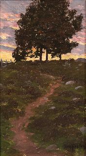 Ben Foster (American, 1852-1926), The Path up Sunset Hill