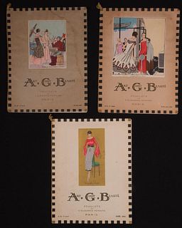 THREE ISSUES AGB FASHION MAGAZINE, PARIS, 1924
