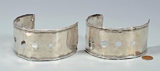 Indian Trade Silver Arm Bands