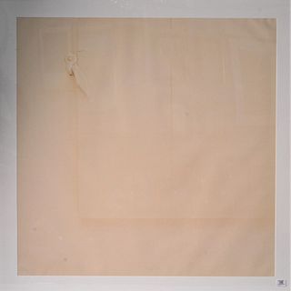 Two Piece Lot, to include Linda Heiliger (American), Cream Light, 1981, ektacolor print, old label on verso, 40" x 40"; along with Janez Bernik (Slove