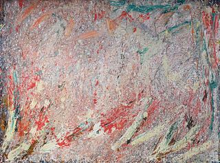 Bill Stewart Ainslie (1934 - 1989), Marsyas, circa 1983, acrylic on canvas, signed lower right Ainslie.