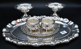 Oval Silver Tray, having lobed rim, length 19 inches, 27.3 t.oz.