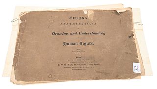 Craig's Instructions for Drawing and Understanding The Human Figure, London 1817, by William Marshall Craig, 1765 - 1834.