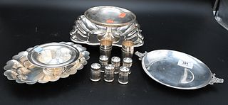 Sterling Silver Lot, to include three bowls, small compote, six shot glasses, etc, 41.9 t.oz.