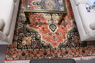 Oriental Silk Blend Mix Carpet, 6' x 9'.