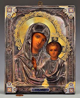 Russian Mother of God of Kazan Icon