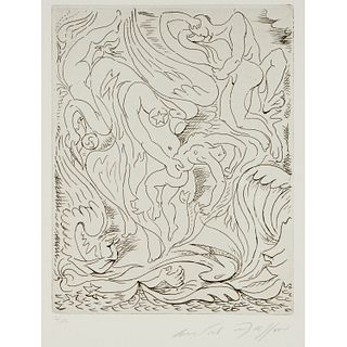 Andre Masson, signed etching