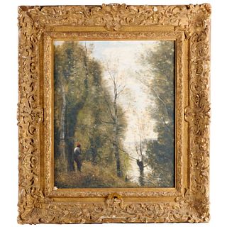Camille Corot (after), giclee on canvas