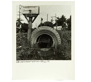 Robert Rauschenberg, Mailbox and Tire, 1979