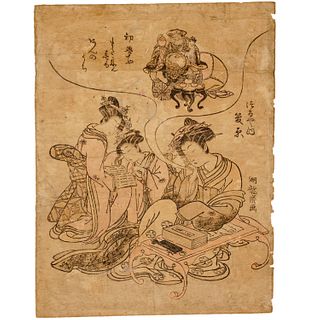 Isoda Koryusai, woodblock print, c. 1778