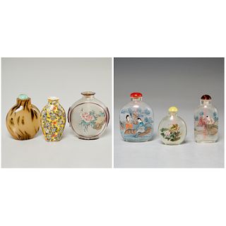 (6) Chinese snuff bottles