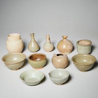 Group (11) Asian celadon vessels
