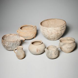 Early Chinese grey earthenware group