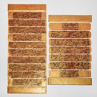 (2) Burmese Kammavaca prayer book manuscripts