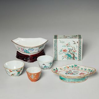 Group Chinese Qing Era porcelains