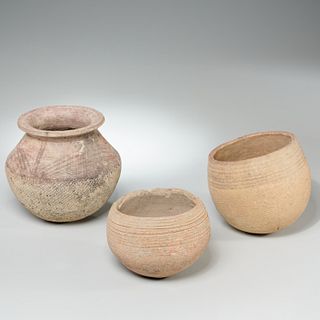(3) Chinese Neolithic pottery vessels
