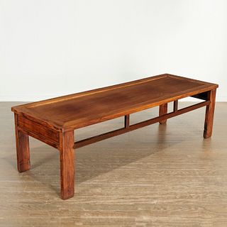 Antique Chinese hardwood low table