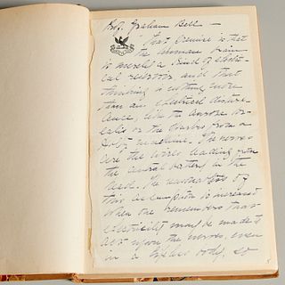 [Alexander Graham Bell] Association copy, 1852