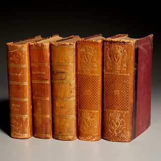 (5) Vols., vintage Danish law books, 1903-1947