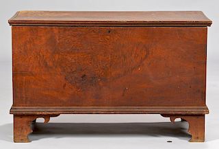 Ohio River Valley Small Walnut Blanket Chest, Dovetailed