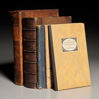 Group of (5) antiquarian books