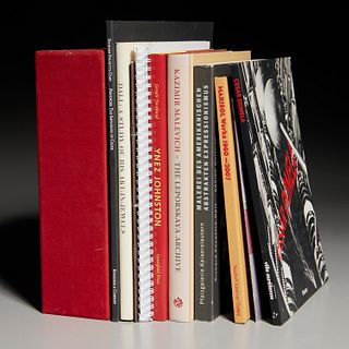 (12) Vols. Art books & exhibition catalogs
