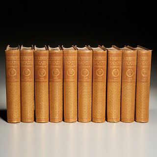 Scribner's Magazine, 1887-1891, (10) bound vols.