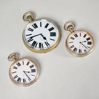 Group (3) Goliath pocket watches