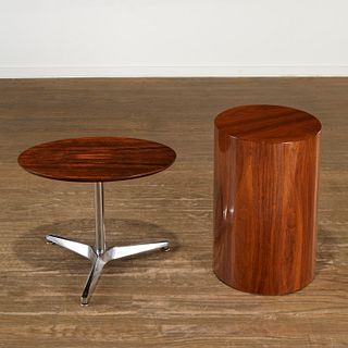 (2) Mid-Century Modern rosewood occasional tables