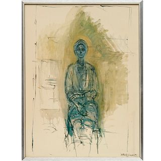 Alberto Giacometti, color print