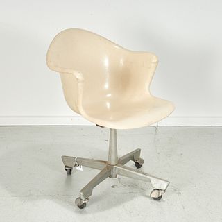 Eames / Herman Miller style fiberglass task chair