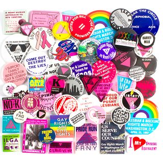 55 Vintage Gay Rights and Pride Buttons