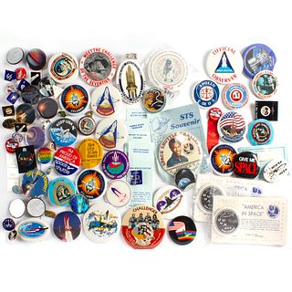 70 Vintage NASA Space Program Buttons
