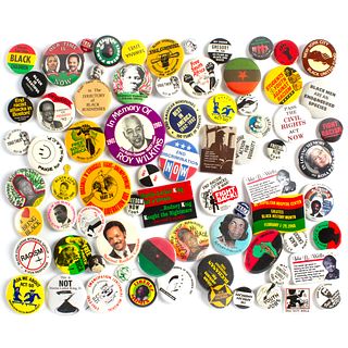 75 1970s 1980s Civil Rights Issue Buttons