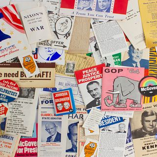Lot of Vintage Political and Campaign Ephemera