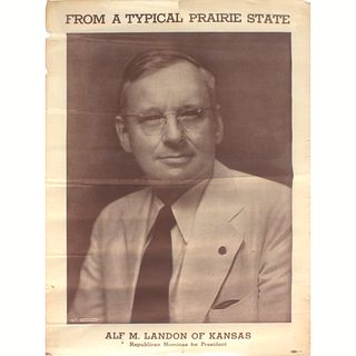2 Vintage Landon / Knox Campaign Posters