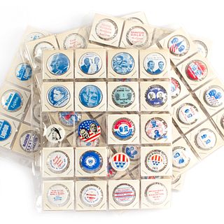 100 Vintage George McGovern Presidential Campaign Buttons