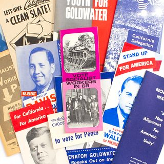 Large Group 1950s and 60s Campaign Platform Booklets