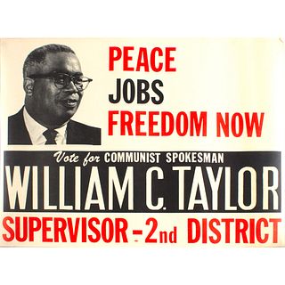 10 Vintage 1960s William Taylor Horace Alexander Civil Rights Posters