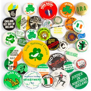 36 Irish Republican Army IRA Buttons