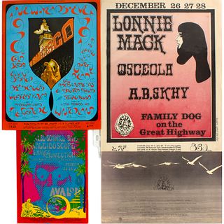 4 Grateful Dead Lonnie Mack Siegel Schwall Handbills