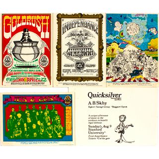 16 Various Quick Silver Messenger Service Concert Handbills