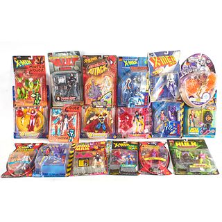 24 1990s Toy Biz X-Men and Marvel Super Heroes Figures