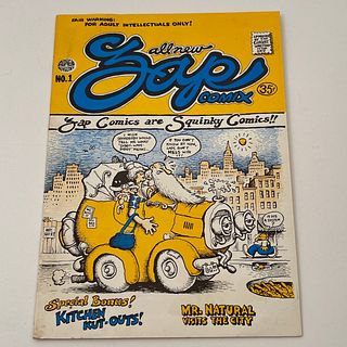 Lot Vintage Zap Comics No.s 0 and 2 No. 1